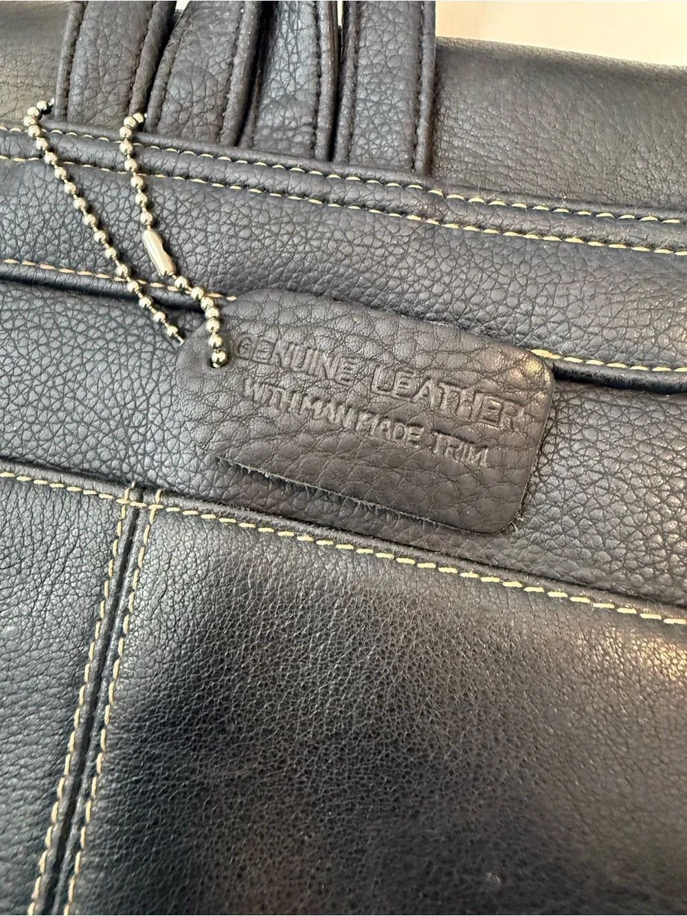 Vintage Hillard & Hansen Genuine Leather Backpack